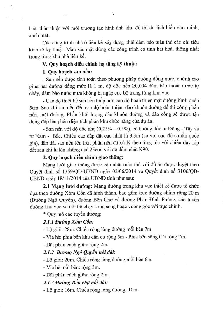 1 phần 500 dự án Khu Dân Cư Cồn Tân Lập 7 - Quy hoạch chi tiết tỷ lệ 1/500 Khu dân cư Cồn Tân Lập Nha Trang