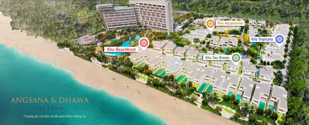 ANGSANA RESIDENCES HỒ TRÀM 4 Phan khu chinh tai Angsana Residences Ho Tram 2 - ANGSANA RESIDENCES HỒ TRÀM