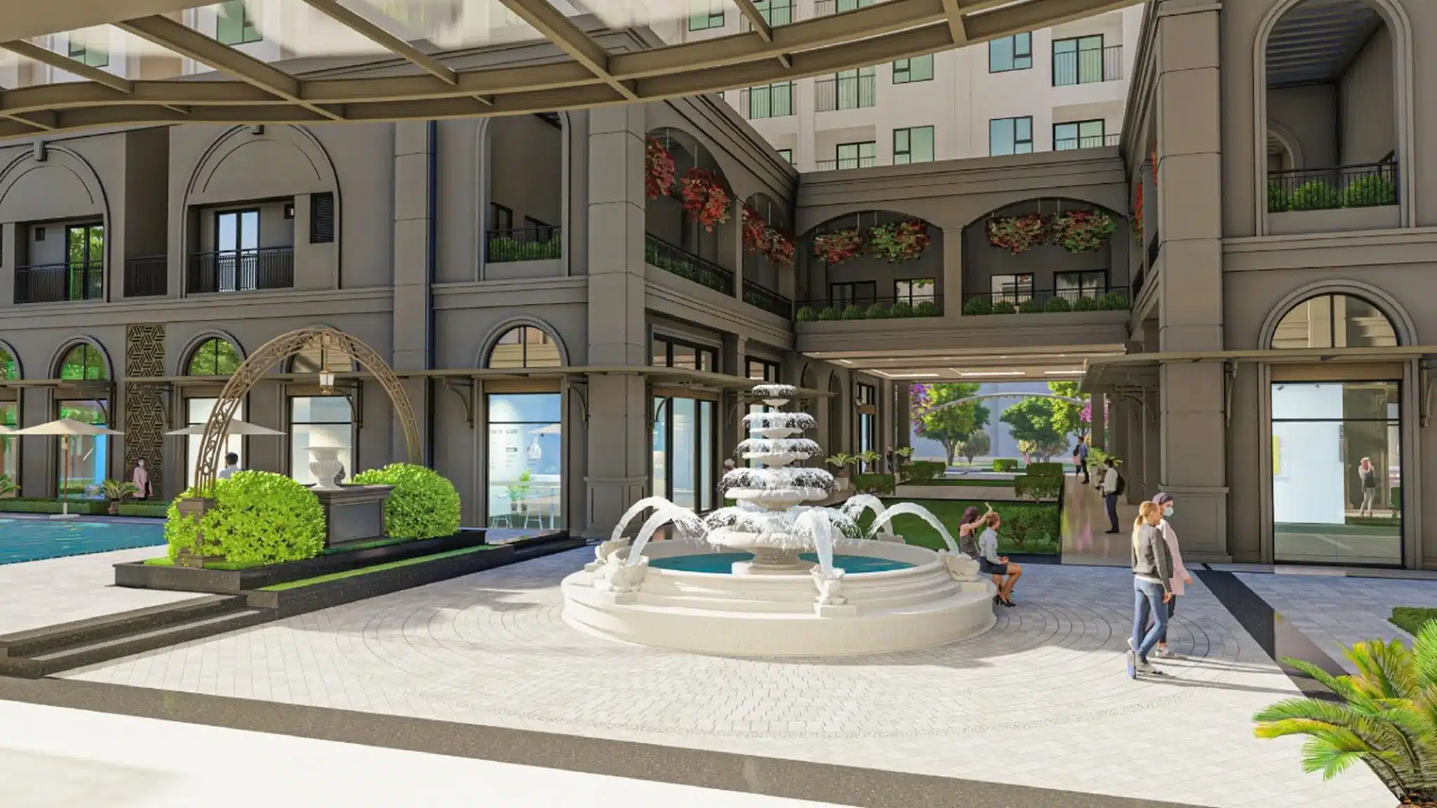 Tiện ích Đài phun nước Mercury Palace Phú Mỹ