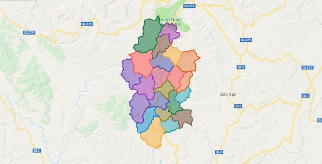 Bản Đồ Hành Chính Huyện Chợ Đồn Bản Đồ Hành Chính Huyện Chợ Đồn