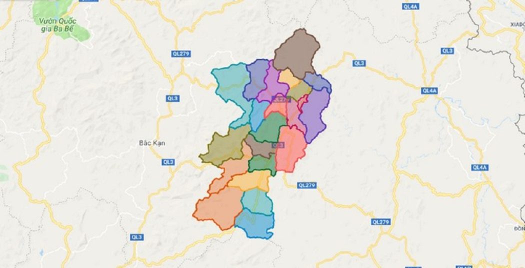 Bản Đồ Hành Chính Huyện Na Rì Bản Đồ Hành Chính Huyện Na Rì