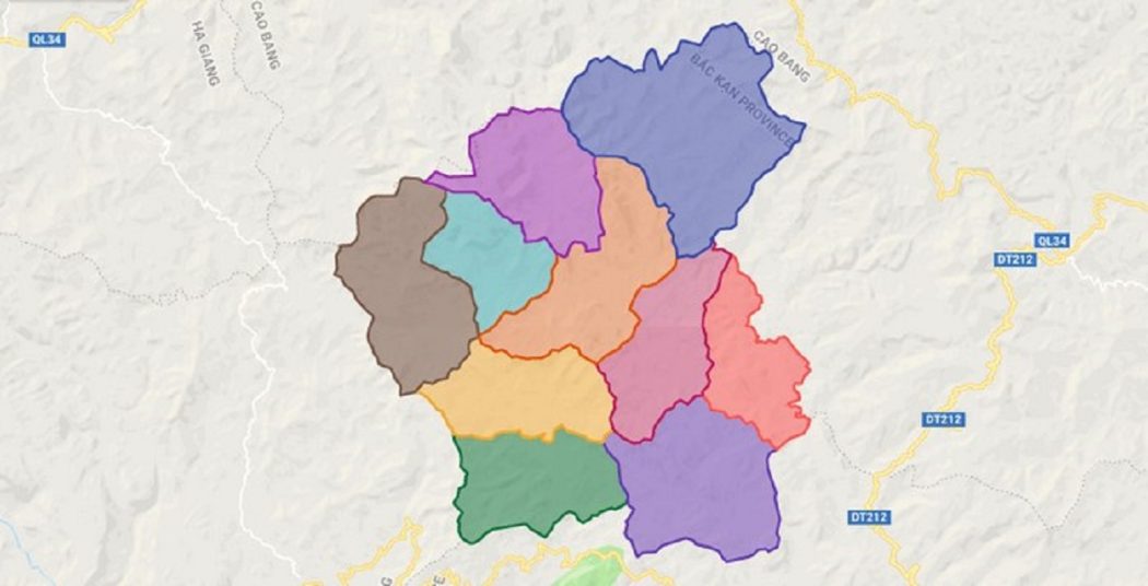 Bản Đồ Hành Chính Huyện Pác Nặm Bản Đồ Hành Chính Huyện Pác Nặm