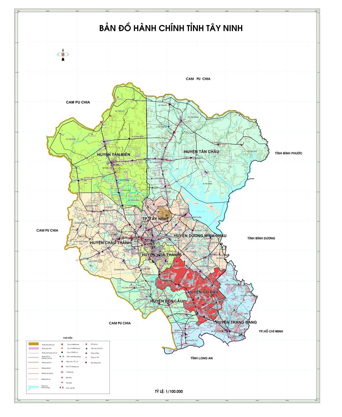 Ban Do Hanh Chinh Tinh Tay Ninh 3