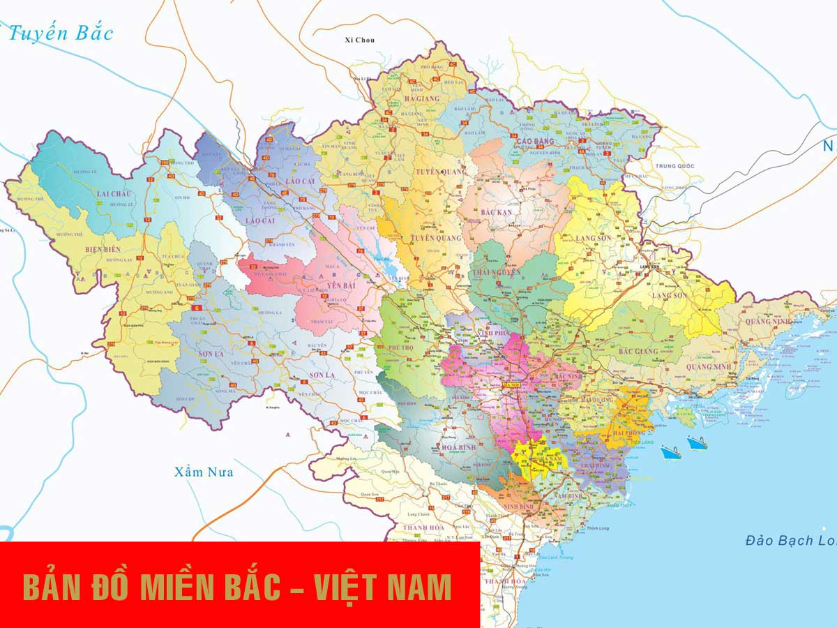 Bản đồ Miền Bắc - Việt Nam Bản đồ Miền Bắc - Việt Nam