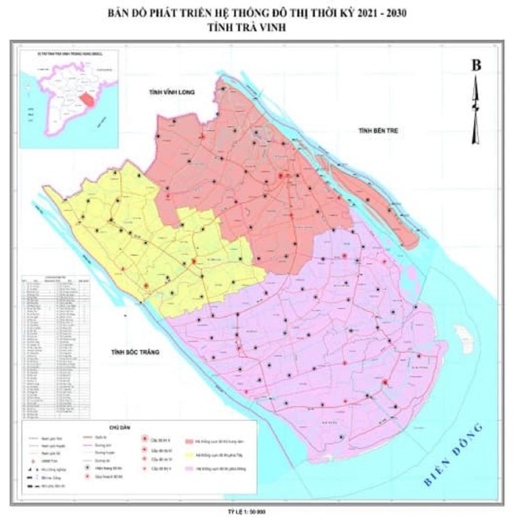 Ban Do Quy Hoach Do Thi Tinh Tra Vinh 1