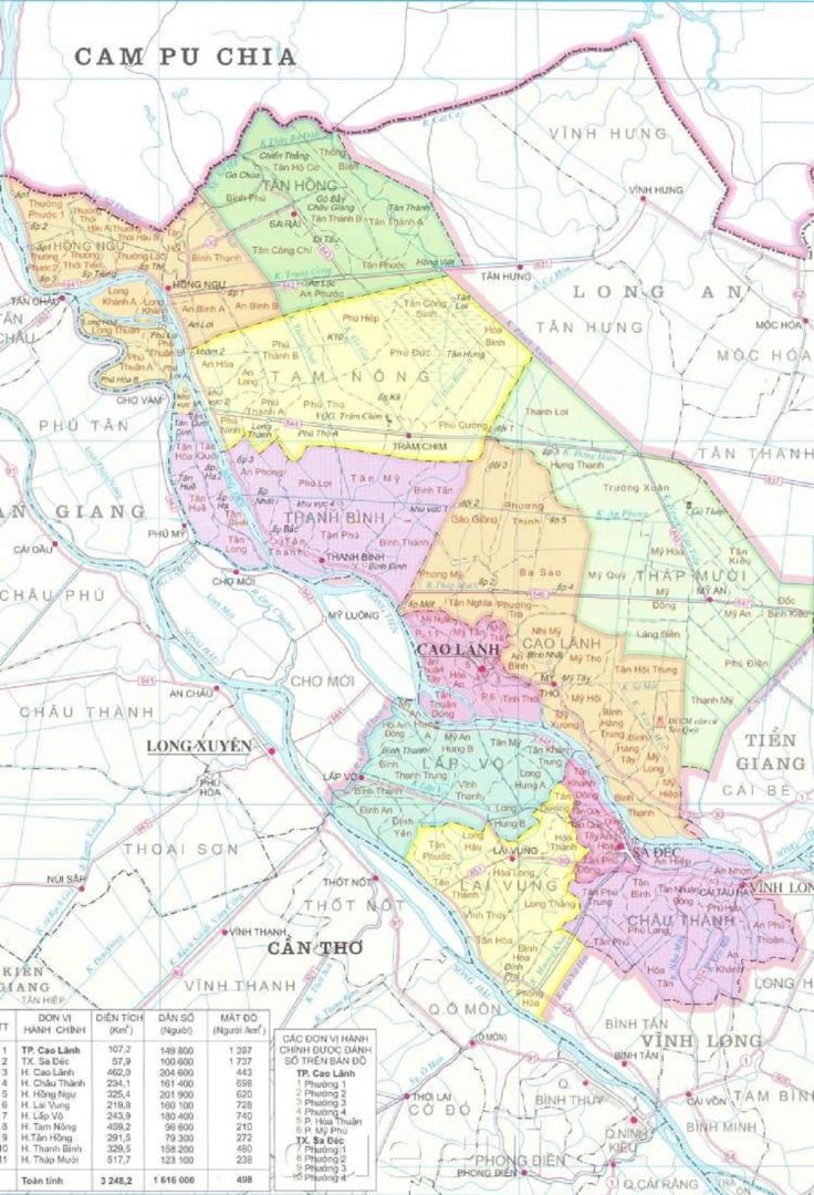 Ban Do Quy Hoach Tinh Dong Thap 1