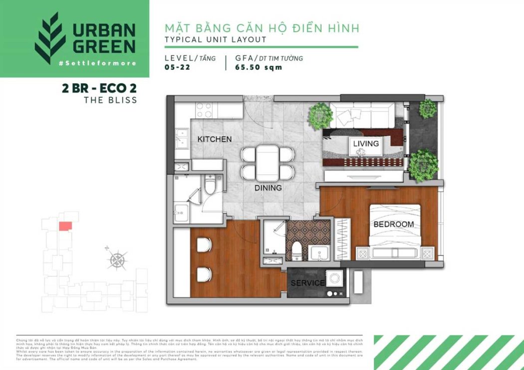 can-ho-2pn-urban-green can ho 2PN urban green - Urban Green