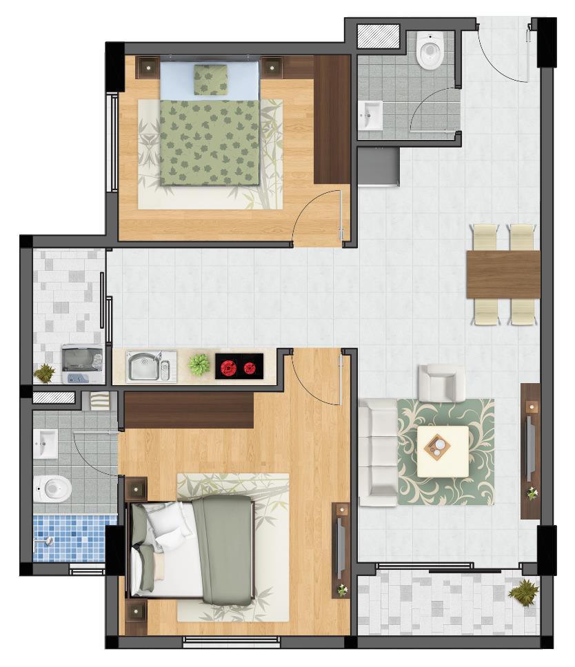 can ho 80m2 - CĂN HỘ HIỆP THÀNH BUILDINGS LÊ VĂN KHƯƠNG