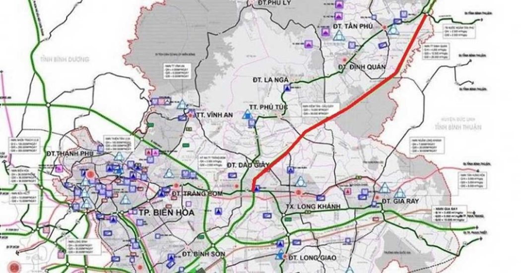 Cao toc TP HCM Long Thanh Dau Giay Lien Khuong - Bảo Lộc Golden City