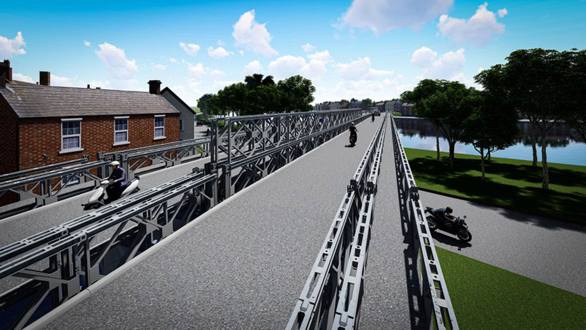 Phối cảnh cầu sắt An Phú Đông