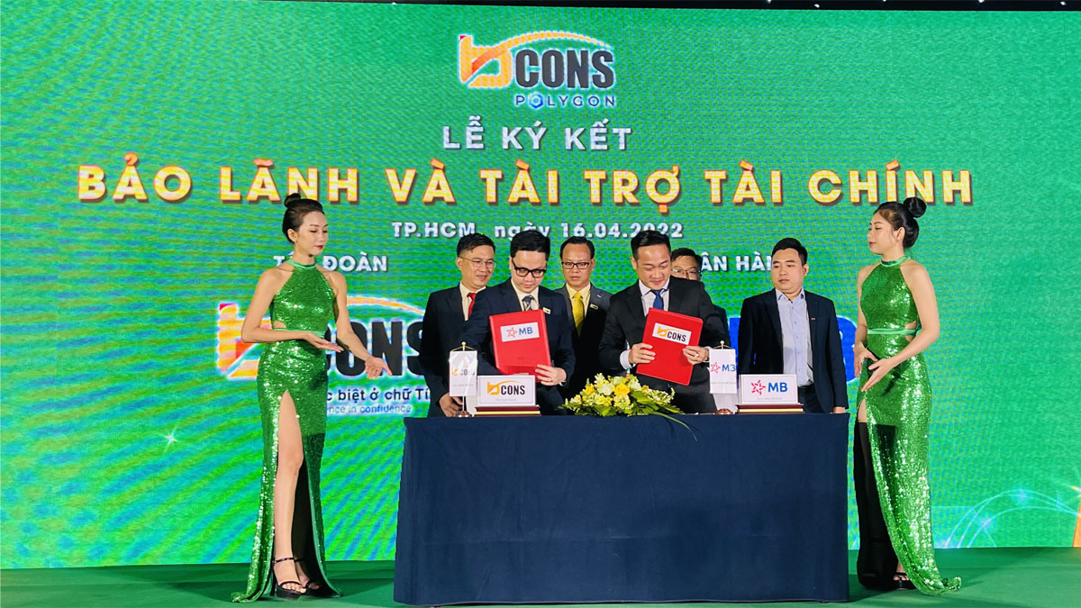 Cong ty co phan Dia Oc Bcons ky ket hop tac ho tro tai chinh voi ngan hang MB Bank du an Bcons Polygon - Bcons Polygon