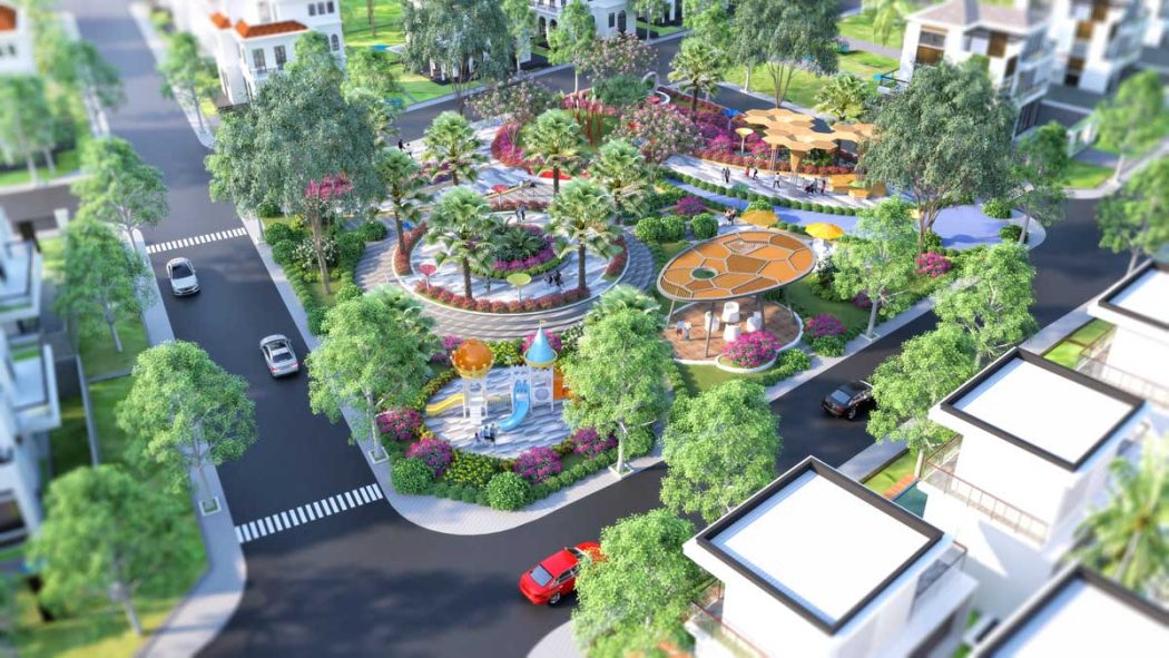 SUN VALLEY BẢO LỘC cong vien du an sun valley - SUN VALLEY BẢO LỘC