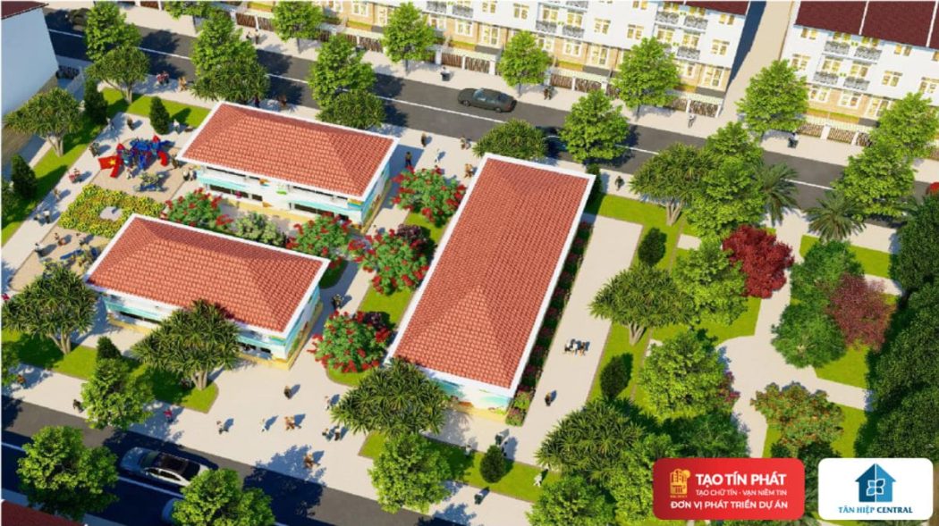 cong vien tai tan hiep central 1 - DỰ ÁN TÂN HIỆP CENTRAL BÌNH DƯƠNG