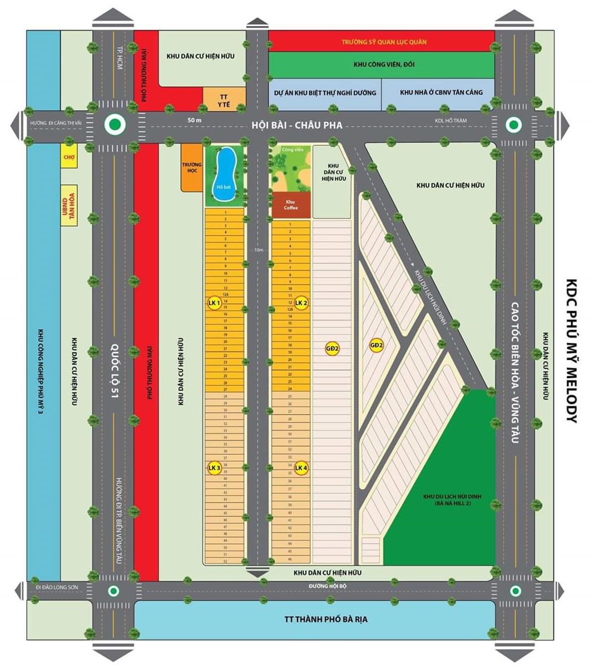 dat nen phu my melody - DỰ ÁN ĐẤT NỀN PHÚ MỸ ĐANG TRIỂN KHAI 2022