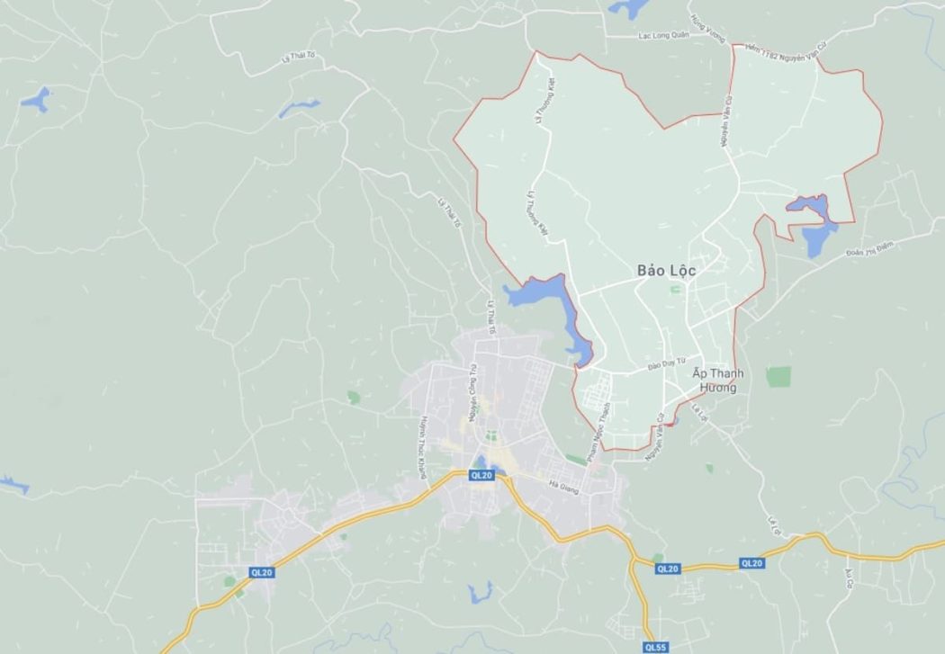 hinh anh vi tri ban do phuong loc phat bao loc - MUA BÁN ĐẤT NỀN LỘC PHÁT BẢO LỘC