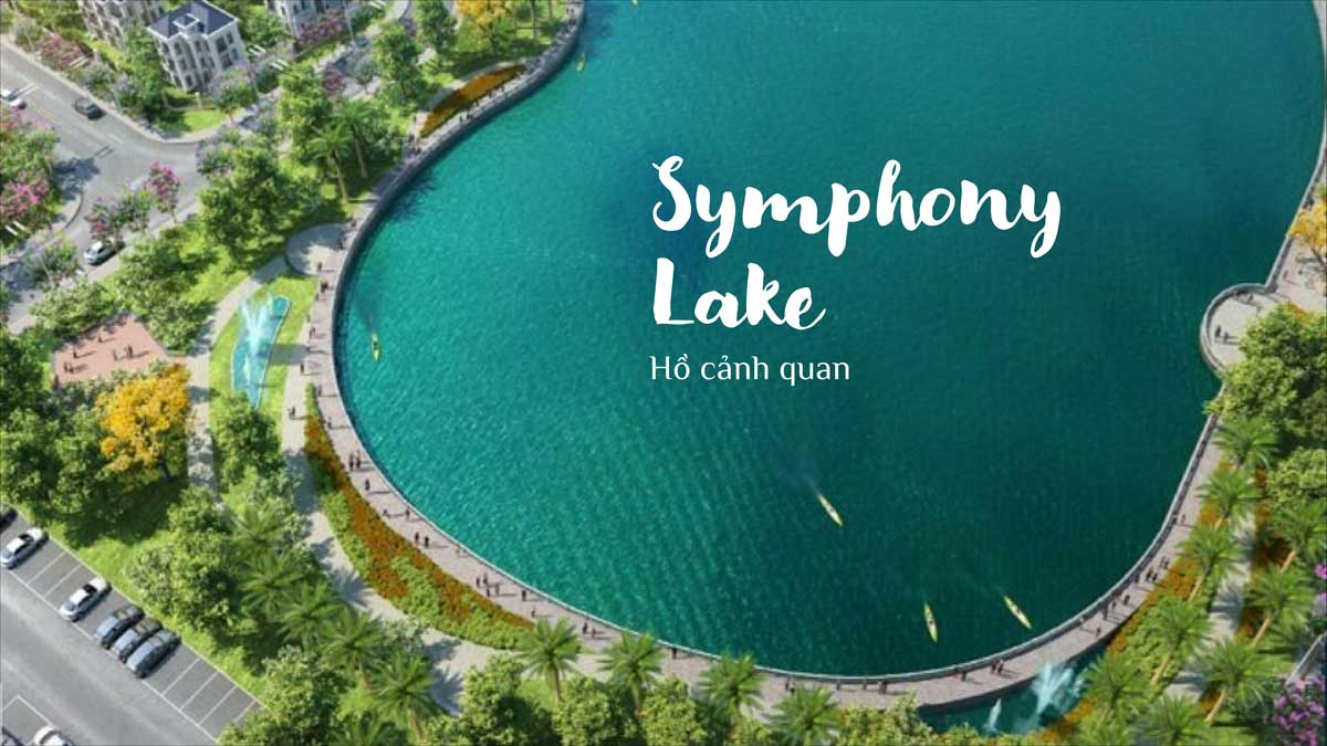 Ho canh quan Symphony Lake 5.000 m² - KOSY CITY BEAT THÁI NGUYÊN