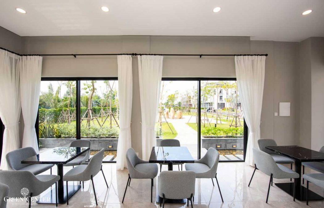 Khu vuc tiep khach Nha dieu hanh Du an Green Center - Green Center