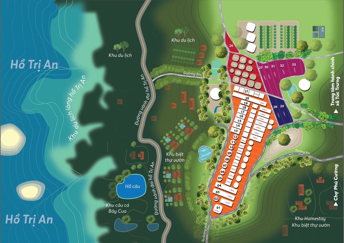 Lake Side Garden Ho Tri An - Lake View Garden