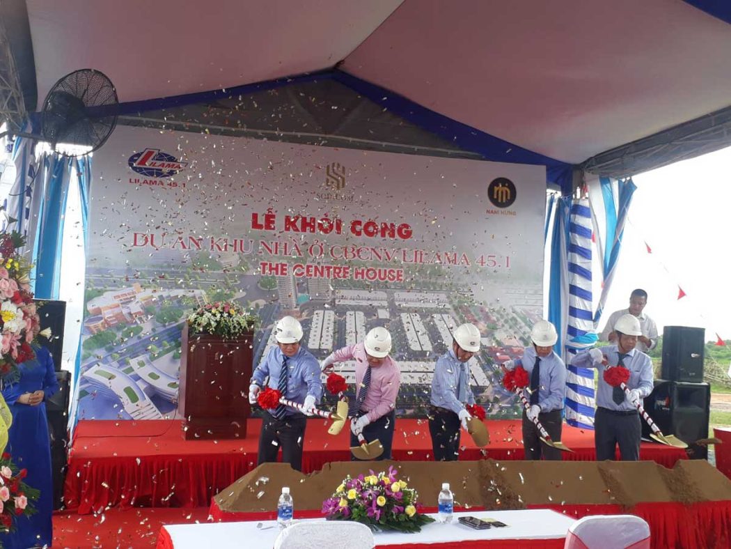 THE CENTRE HOUSE NHƠN TRẠCH le khoi cong du an the centre house nhon trach - THE CENTRE HOUSE NHƠN TRẠCH