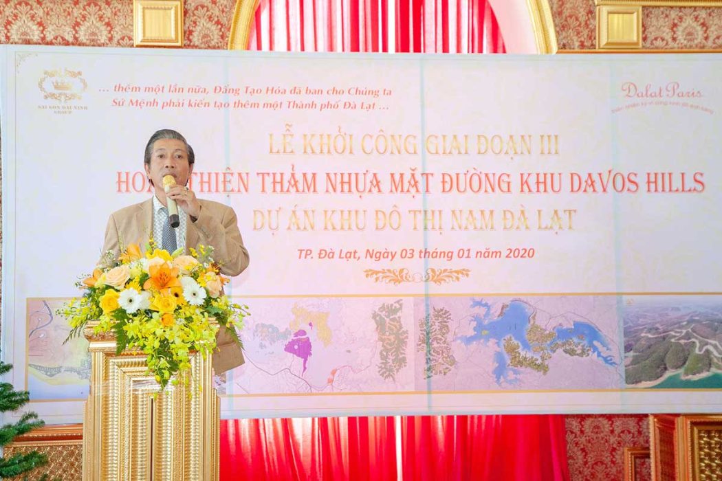 DỰ ÁN KHU ĐÔ THỊ NAM ĐÀ LẠT le khoi cong hoan thien ha tang giai doan 3 khu davos hills nam da lat 2020 - DỰ ÁN KHU ĐÔ THỊ NAM ĐÀ LẠT