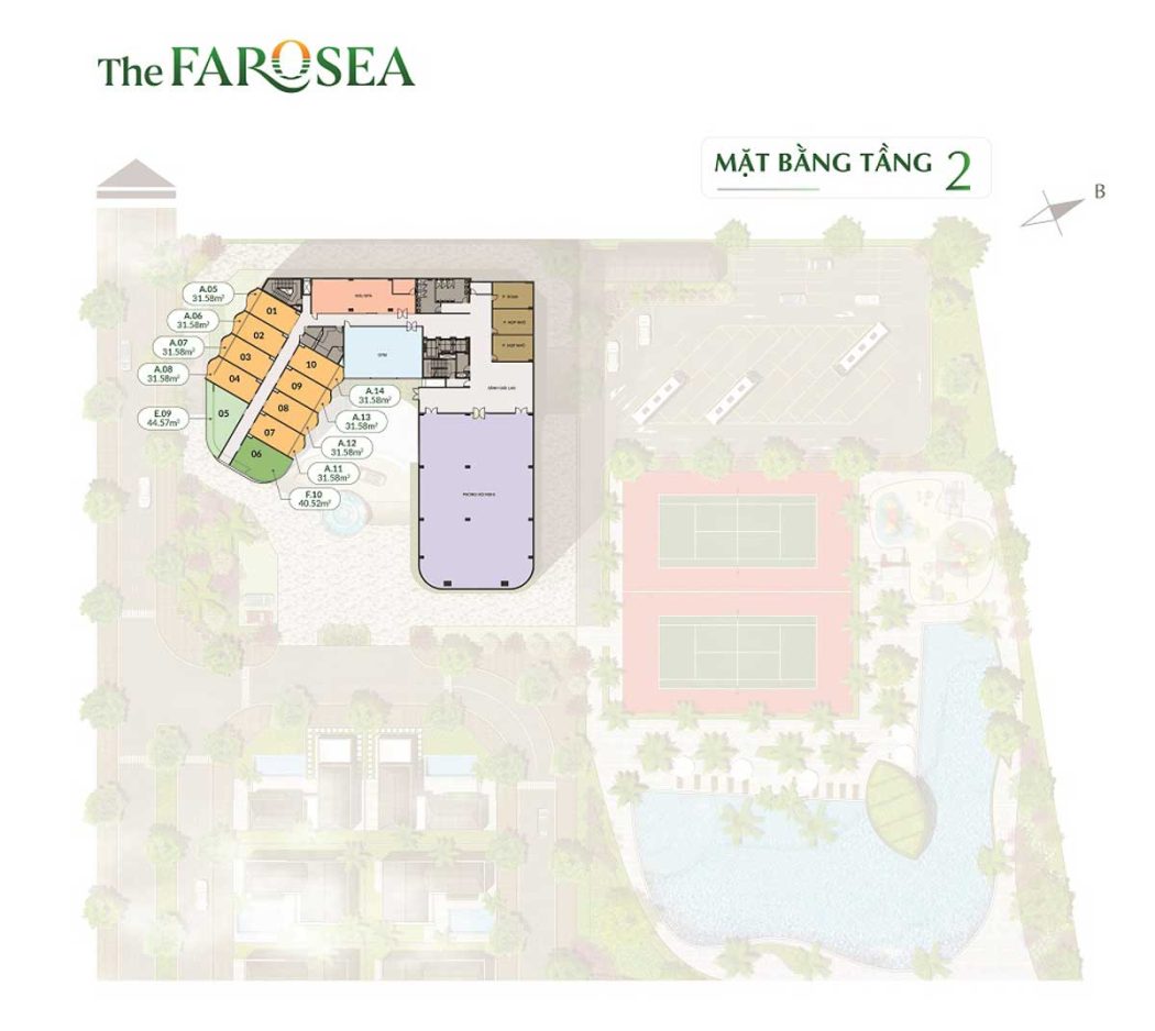 THE FAROSEA PHAN THIẾT mat bagn tang 2 du an can ho the farosea - THE FAROSEA PHAN THIẾT