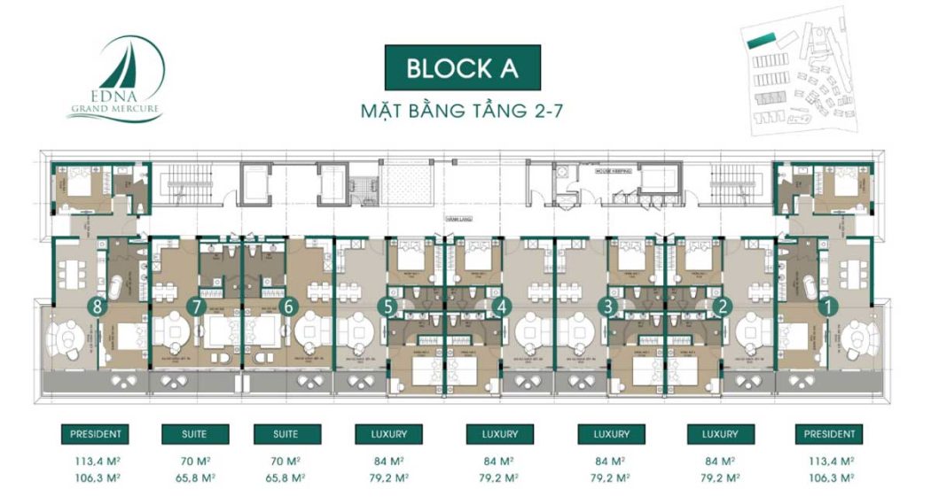 Grand Mercure Phan Thiết mat bang block a edna grand mercure - Grand Mercure Phan Thiết