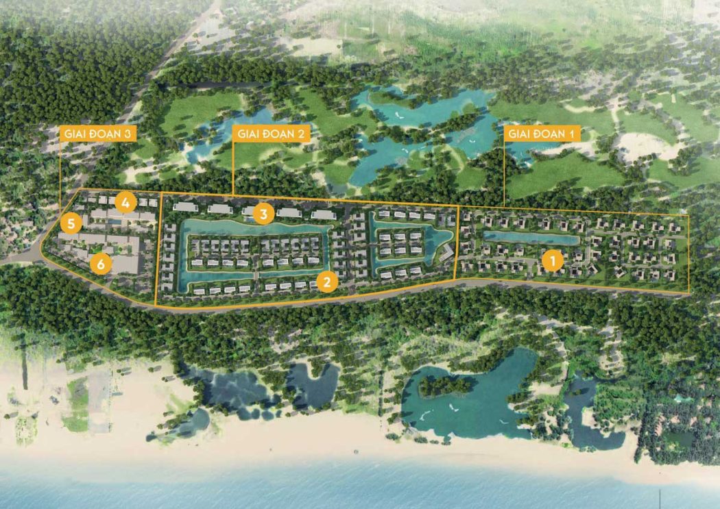 Coastar Estates Hồ Tràm mat bang du an coastar estates ho tram - Coastar Estates Hồ Tràm