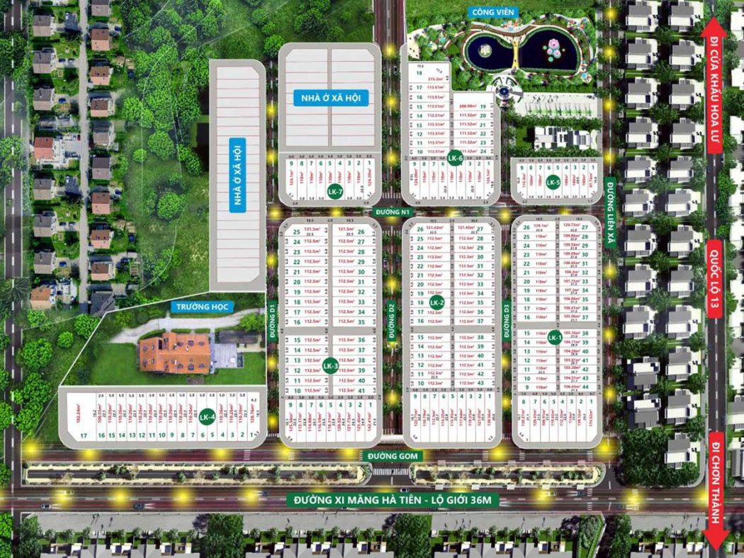 Lake One City Mat bang Du an Lake One City - Lake One City