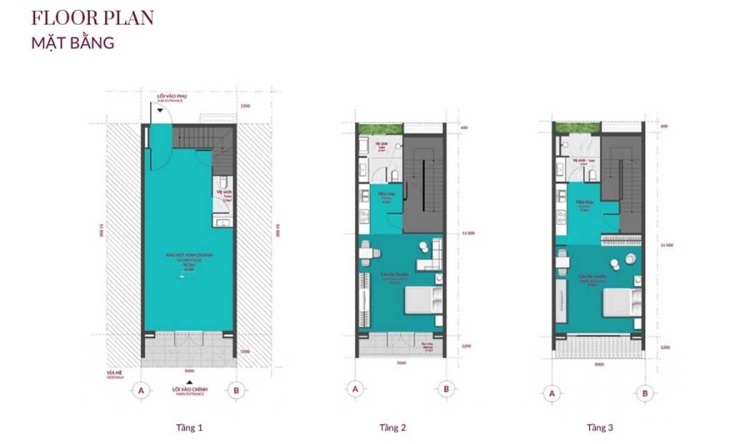 Hội An D'or mat bang thiet ke shophouse hoi an dor - Hội An D'or