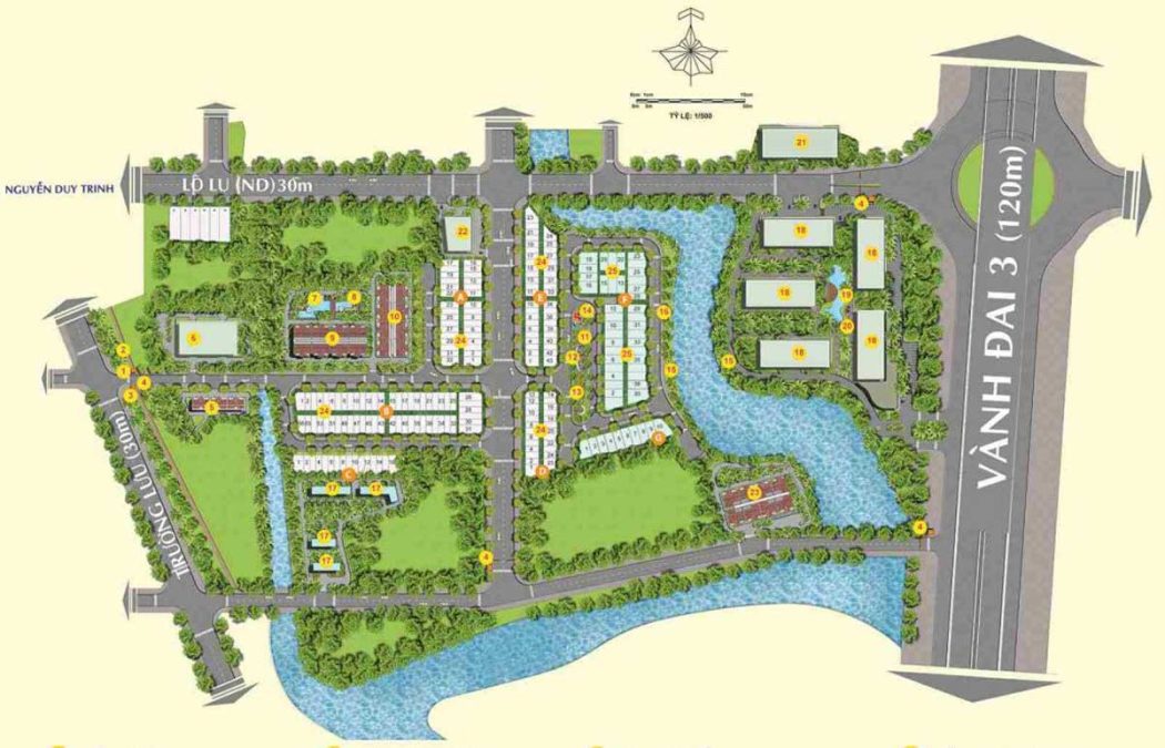 Centana City Quận 9 Mat bang tong the du an Centana City - Centana City Quận 9