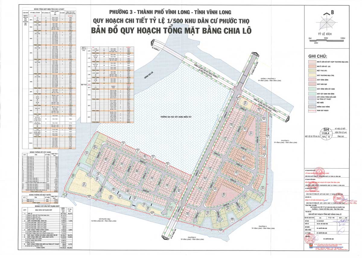 Mặt bằng Tổng thể Dự án T&T TamDa Vĩnh Long Mặt bằng Tổng thể Dự án T&T TamDa Vĩnh Long