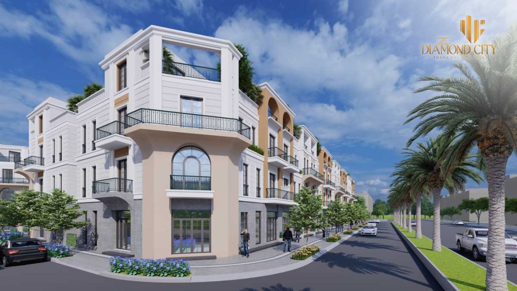 The Diamond City nha pho du an the diamond city duc hoa long an - The Diamond City