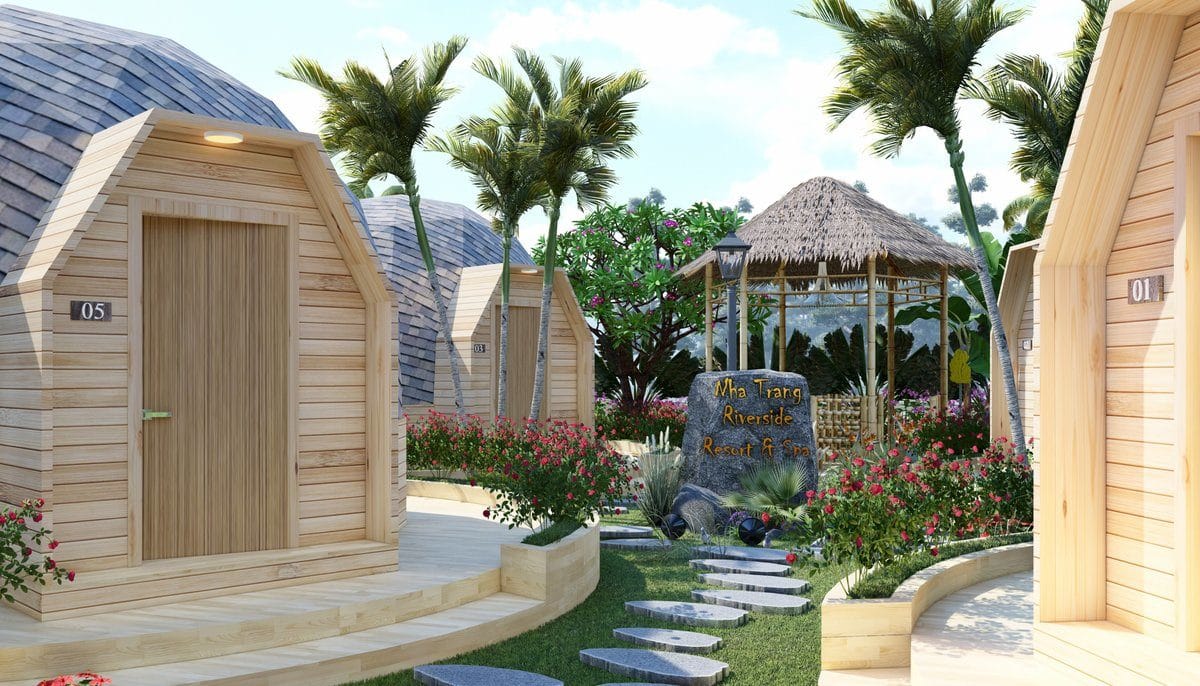 Phối cảnh Dự án Nha Trang Riverside - NHA TRANG RIVERSIDE RESORT & SPA