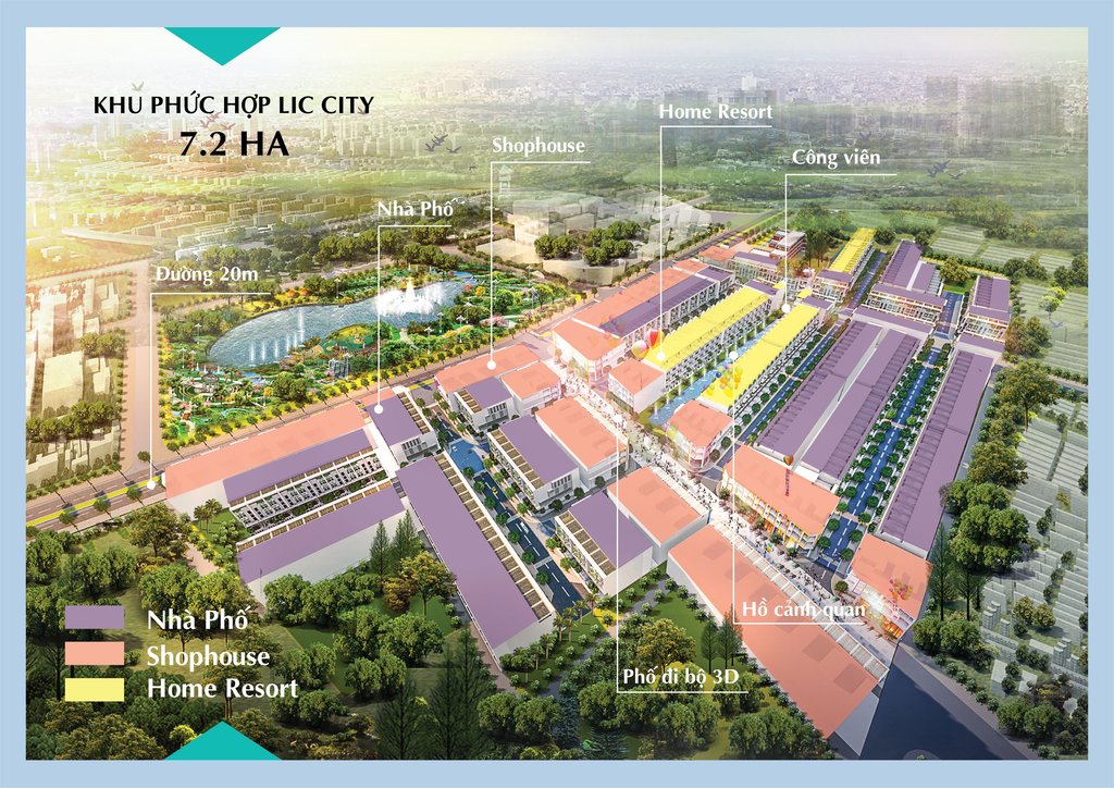 Phối cảnh Lic City Bà Rịa  - LIC CITY PHÚ MỸ