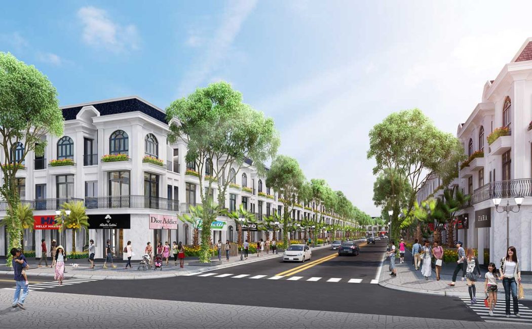 PHÚ MỸ GOLDEN HILL BÀ RỊA VŨNG TÀU Phối cảnh nhà phố thương mại Phú Mỹ Golden Hill - PHÚ MỸ GOLDEN HILL BÀ RỊA VŨNG TÀU