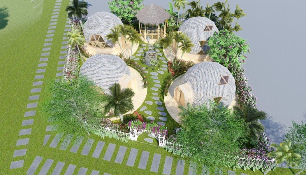 Phối cảnh trên cao Nha Trang Riverside - NHA TRANG RIVERSIDE RESORT & SPA