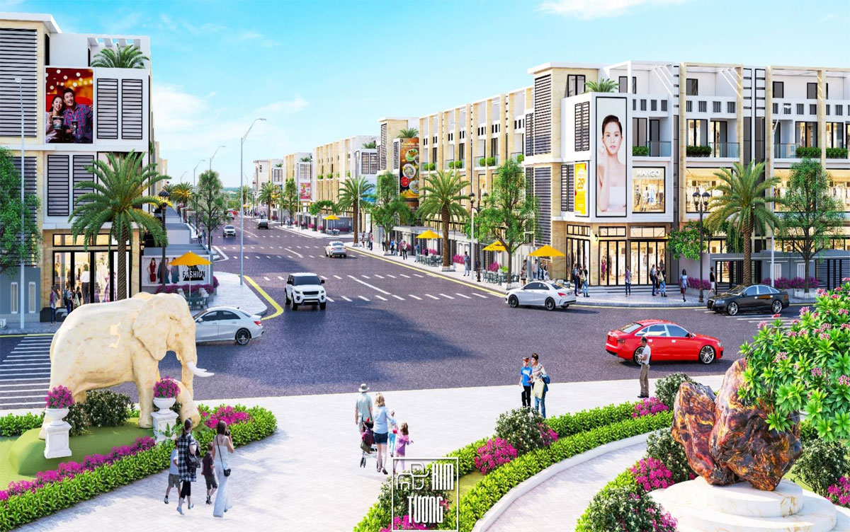 DỰ ÁN KHU ĐÔ THỊ NGŨ TƯỢNG KHẢI HOÀN BẾN CÁT BÌNH DƯƠNG pho thuong mai kim tuong - DỰ ÁN KHU ĐÔ THỊ NGŨ TƯỢNG KHẢI HOÀN BẾN CÁT BÌNH DƯƠNG