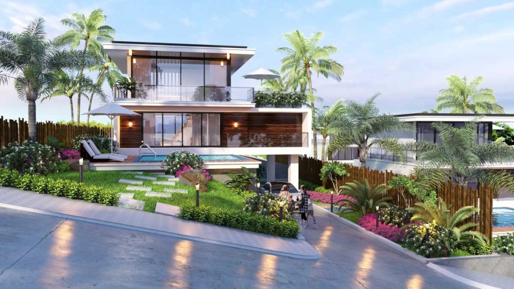 SUN VALLEY BẢO LỘC phoi canh biet thu sun valley - SUN VALLEY BẢO LỘC