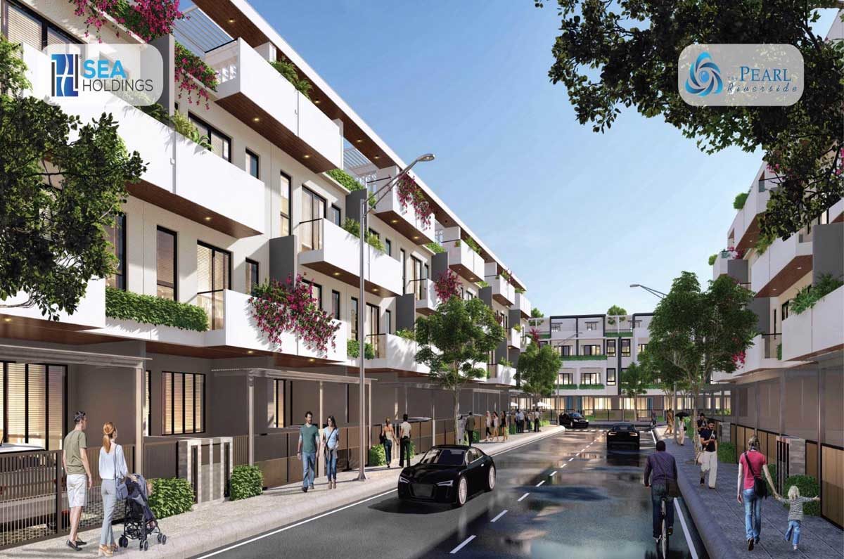 phoi-canh-nha-pho-the-pearl-riverside-long-an phoi canh nha pho the pearl riverside long an - THE PEARL RIVERSIDE BẾN LỨC LONG AN