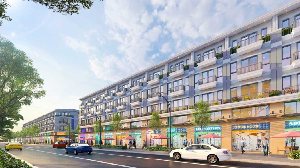 THE CENTRE HOUSE NHƠN TRẠCH Phoi canh nha pho thuong mai Du an The Centre House Nhon Trach - THE CENTRE HOUSE NHƠN TRẠCH