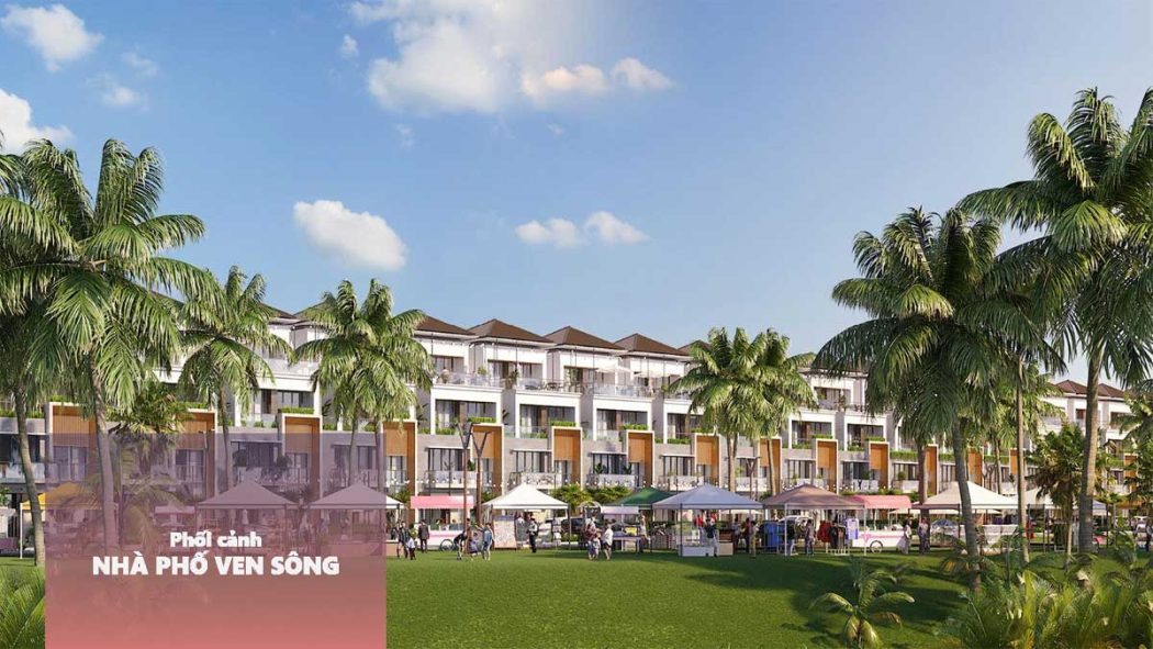 Sunneva Island Phoi canh Nha pho ven song Du an Sunneva Island Da Nang - Sunneva Island