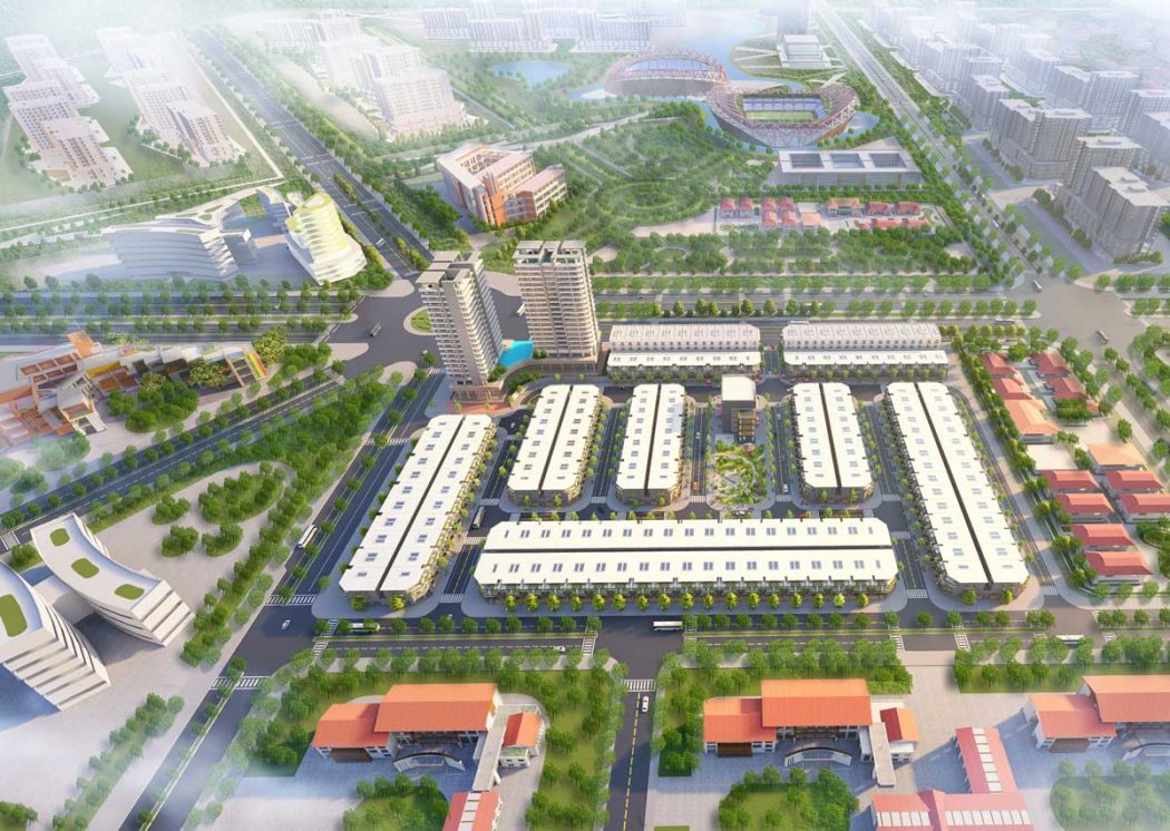 THE CENTRE HOUSE NHƠN TRẠCH phoi canh the central house nhon trach dong nai - THE CENTRE HOUSE NHƠN TRẠCH