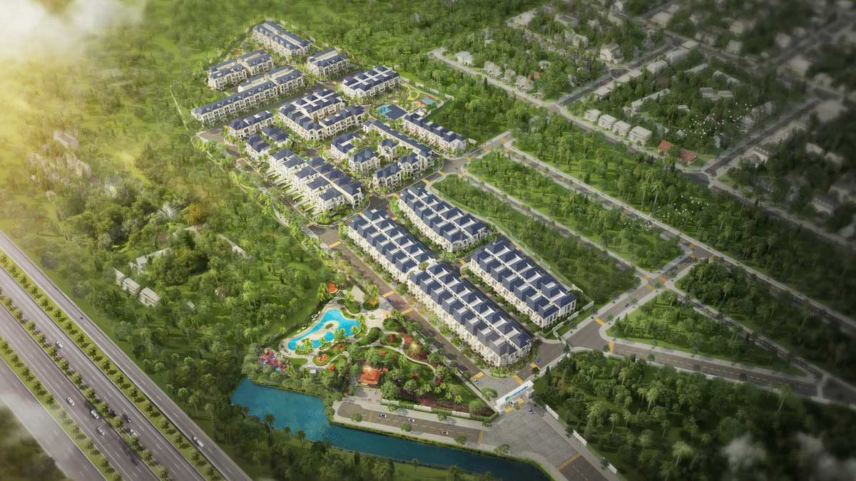 phoi canh tong the du an verosa park - DỰ ÁN NHÀ PHỐ BIỆT THỰ VEROSA PARK QUẬN 9