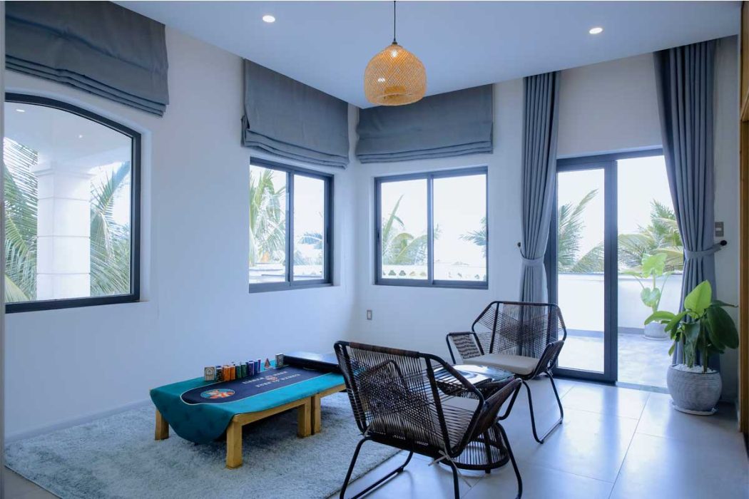 Phong doc sach Biet thu Le Palmier Ho Tram - Le Palmier Hồ Tràm