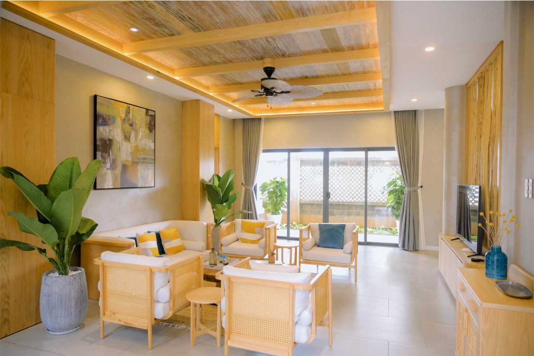 Phong khach Biet thu Le Palmier Ho Tram - Le Palmier Hồ Tràm