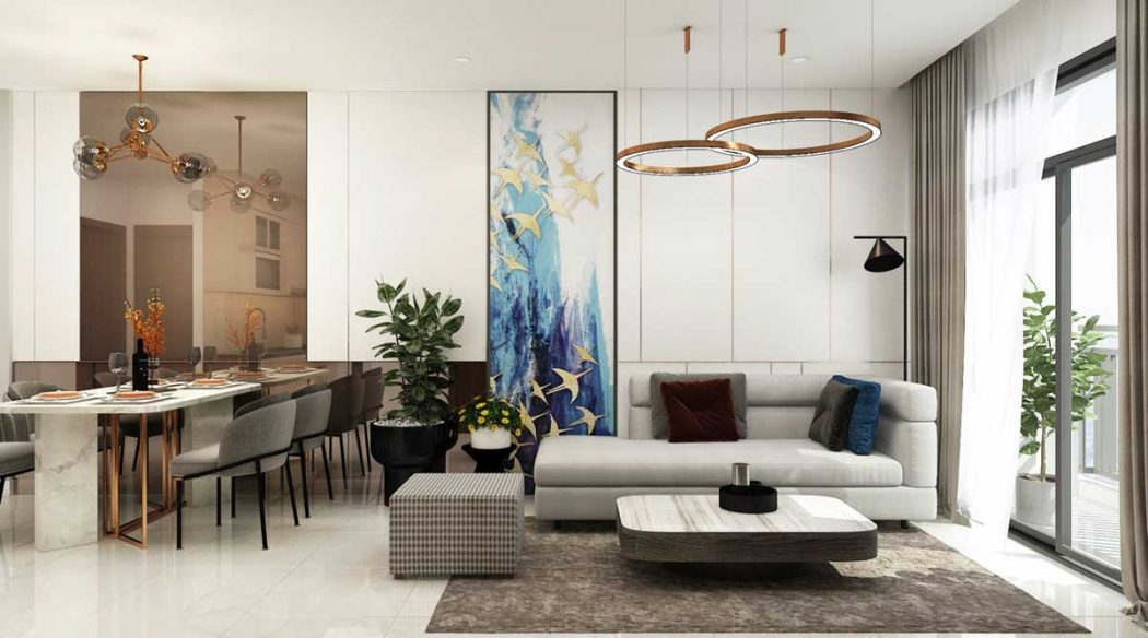 Legend Complex phong khach Can ho Legend Complex - Legend Complex