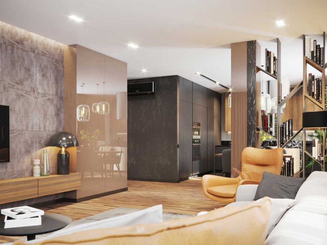 Urban Green Phong khach Can ho Urban Green - Urban Green