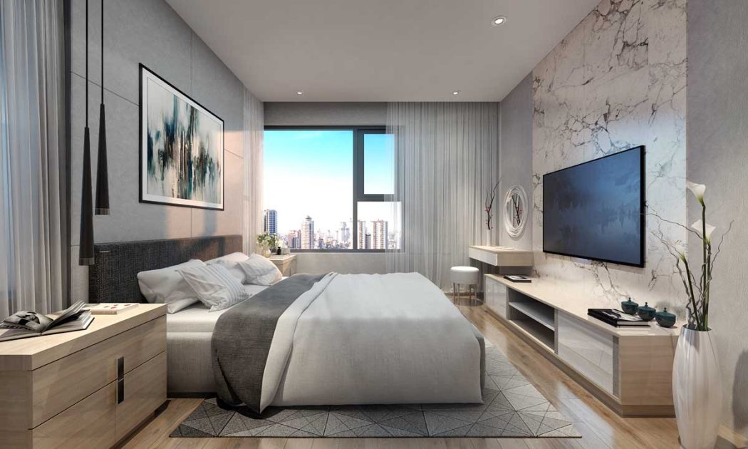 Phong ngu Master Can ho Essensia Nam Sai Gon - Essensia Nam Sài Gòn