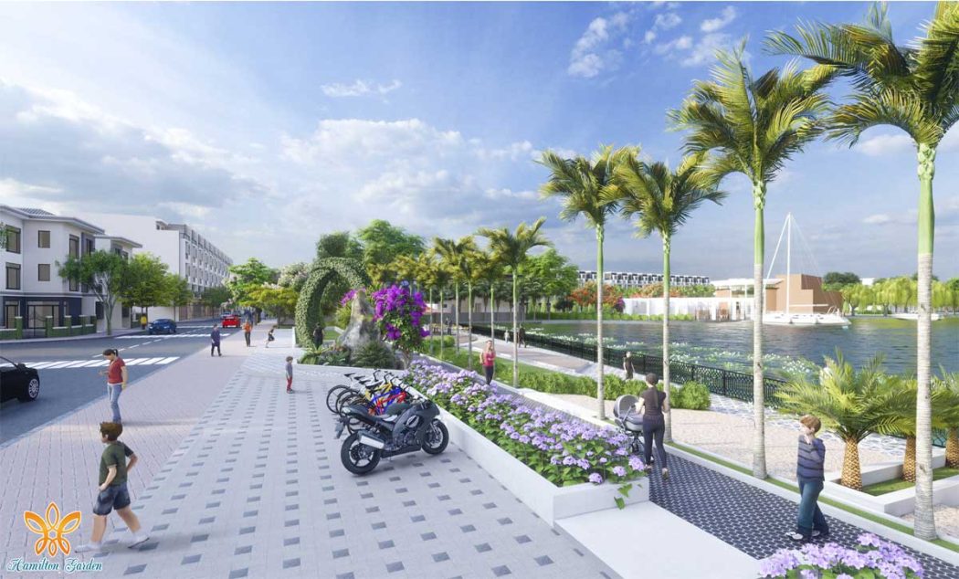 HAMILTON GARDEN LONG AN Quảng trường Công viên ven Hồ Salem - HAMILTON GARDEN LONG AN