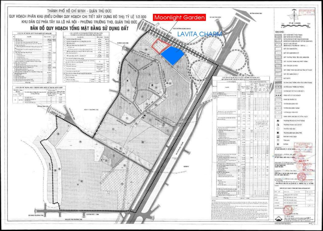 Moonlight Garden Quy hoach tong the Du an Moonlight Garden Thu Duc - Moonlight Garden